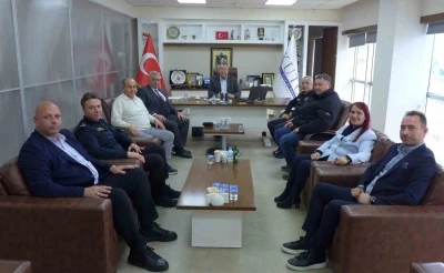 Kuşadası Ticaret Odası, İl Emniyet M&uuml;d&uuml;rl&uuml;ğ&uuml; yetkililerini ağırladı

