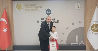 K&uuml;tahya&rsquo;da 4-6 yaş Kur&rsquo;an Kursu &ouml;ğrencileri İstiklal Marşı Yarışması&rsquo;nda dereceye girdi
