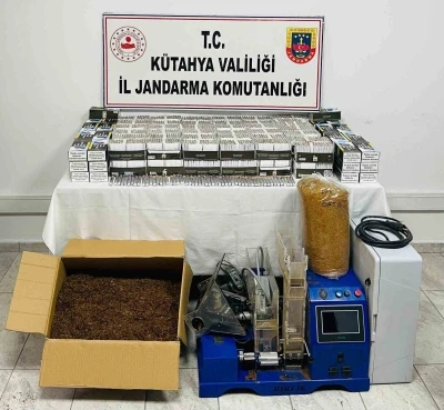K&uuml;tahya&rsquo;da ka&ccedil;ak t&uuml;t&uuml;n operasyonu
