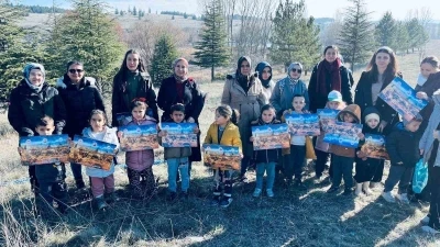 K&uuml;tahya&rsquo;da &ouml;ğrencilere y&ouml;nelik doğa y&uuml;r&uuml;y&uuml;ş&uuml; etkinliği
