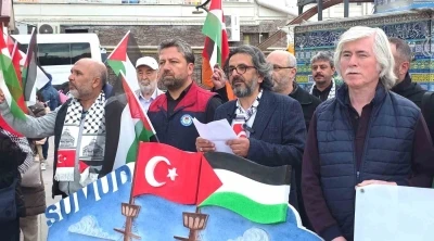 K&uuml;tahya&rsquo;da Sumud Filosu&rsquo;na yapılan saldırıya tepki
