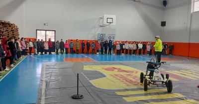 K&uuml;tahya Emniyet M&uuml;d&uuml;rl&uuml;ğ&uuml;nden trafik eğitim ve bilgilendirme faaliyetleri
