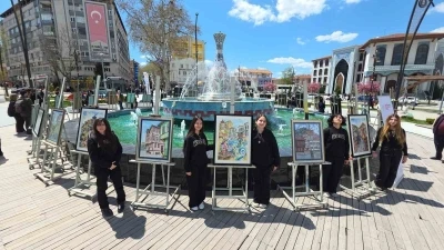 K&uuml;tahya ve Sakarya&rsquo;dan &ouml;ğrenciler aynı sergide buluştu
