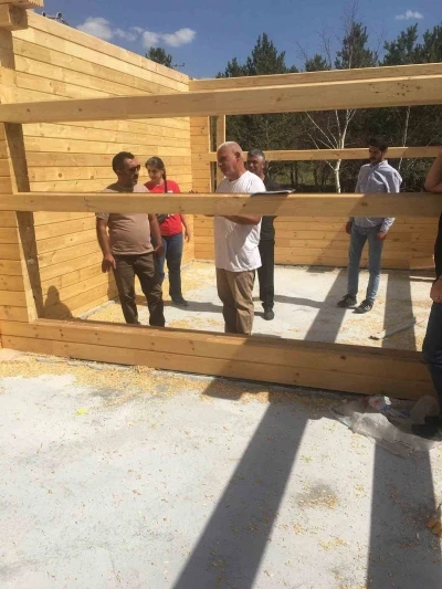 Kütük Ev Çıldır Gölü’nün çehresini değiştirecek
