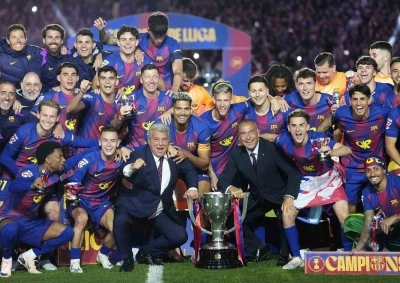 La Liga&rsquo;da şampiyon Barcelona

