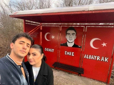 Ladik&rsquo;te anlamlı &ccedil;alışma: Şehidin ismi durağa kazındı
