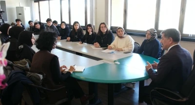 Lise &ouml;ğrencileri &ccedil;evre &ccedil;alışmalarını yerinde &ouml;ğrendi
