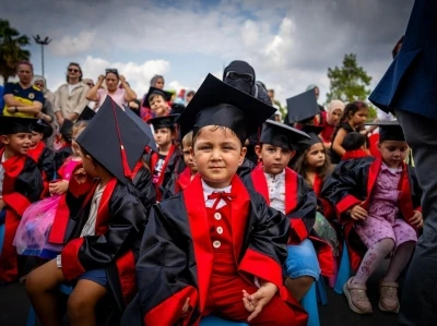 Lokomotif Çocuk Köyü’nde mezuniyet heyecanı
