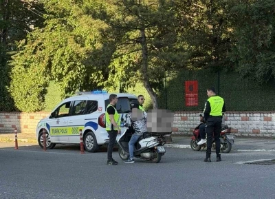 L&uuml;leburgaz&rsquo;da arife g&uuml;n&uuml; motosiklet denetimi
