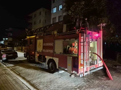 Lüleburgaz’da tek katlı evde çıkan yangın söndürüldü
