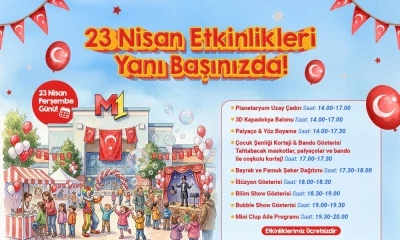 M1 Konya AVM&rsquo;den 23 Nisan&rsquo;da &ccedil;ocuklar i&ccedil;in &uuml;cretsiz etkinliler
