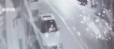 Mahalleyi ayağa kaldıran patlama: Elindekini atıp kaçtı
