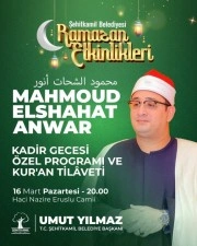 Mahmoud Elshahat Anwar Gazianteplilerle buluşacak