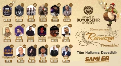 Malatya B&uuml;y&uuml;kşehir Belediyesi Ramazan maneviyatını şehre taşıyor
