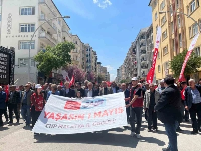Malatya&rsquo;da 1 Mayıs kutlandı

