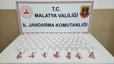 Malatya&rsquo;da 5 bin 561 adet sentetik ecza hap ele ge&ccedil;irildi
