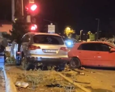 Malatya’da 7 kişinin yaralandığı kaza kamerada
