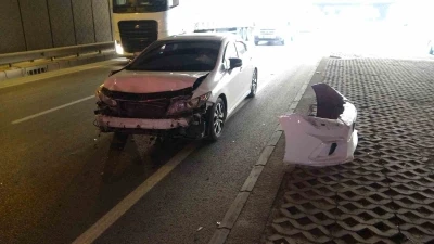 Malatya’da alt geçitte zincirleme kaza: 2 yaralı
