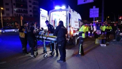 Malatya&rsquo;da cip ile motosiklet &ccedil;arpıştı: Motokurye yaralandı
