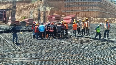 Malatya’da inşaatta iş kazası: 1 işçi yaralandı
