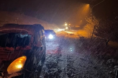 Malatya’da kar yağışı ulaşımı olumsuz etkiledi
