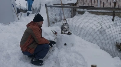 Malatya&rsquo;da kardan soba yapan esnaf &ccedil;ay demledi
