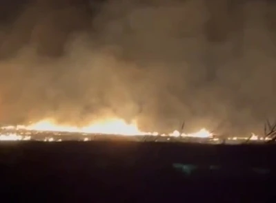 Malatya’da korkutan anız yangını
