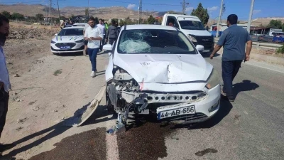 Malatya’da otomobil ile motosiklet çarpıştı: 1 ölü

