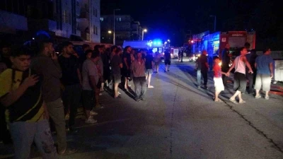 Malatya’da şantiyede yangın paniği: Mahalleli sokağa döküldü

