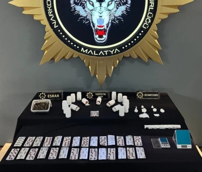 Malatya&rsquo;da zehir tacirlerine b&uuml;y&uuml;k darbe: 13 tutuklama
