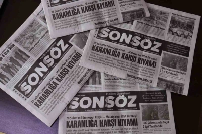 Malatya Sons&ouml;z Gazetesi&rsquo;nden 28 Şubat protestosu
