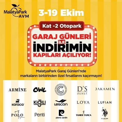 MalatyaPark AVM’de &quot;Garaj Günleri&quot; başlıyor
