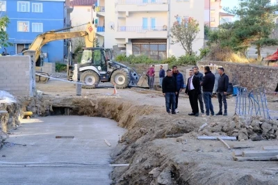 Malazgirt Caddesinde çalışmalar yoğunlaştı
