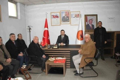 Malazgirt Kaymakamı Bayram&rsquo;dan muhtarlara ziyaret
