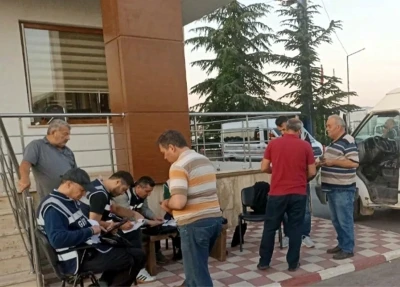 Maliyenin gelir uzmanları hasılat tespit denetimleri için sahada
