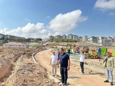 Malta Parkı ve çevresinde asfaltlama ile düzenleme çalışmaları sürüyor
