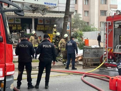 Maltepe&rsquo;de depo yangını
