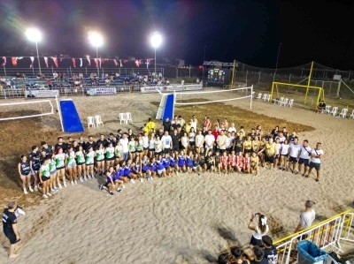 Manavgat Belediyesi Plaj Voleybolu Halk Turnuvası başladı

