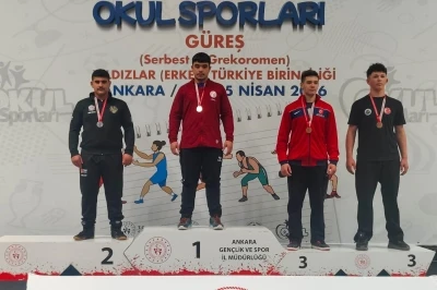 Manavgatlı g&uuml;reş&ccedil;i Umut Altay T&uuml;rkiye ikincisi oldu
