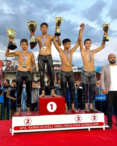 Manavgatlı sporcu Elmalı’da Teşvik 1 Boy’da şampiyon oldu
