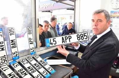 Manisa&rsquo;da APP plaka yoğunluğu: 2 g&uuml;nde bin plaka değiştirildi
