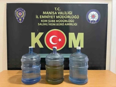 Manisa’da kaçak alkol operasyonu
