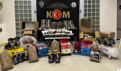 Manisa’da kaçak tütün operasyonu: 9 gözaltı
