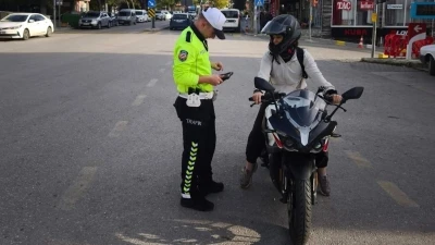 Manisa’da motosiklet ve film cam denetimi
