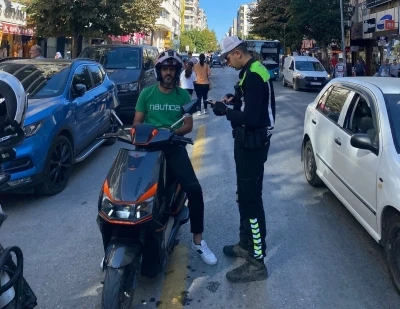 Manisa’da motosiklet ve motorlu bisikletlere sıkı denetim
