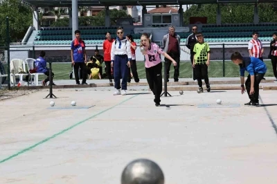Manisa&rsquo;da Okul Sporları Bocce Grup m&uuml;sabakaları başladı
