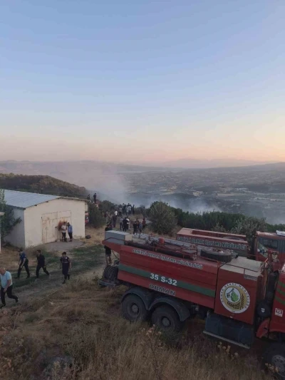 Manisa’da orman yangını

