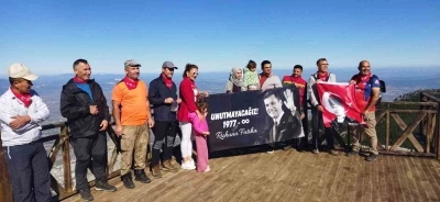 Manisa’da ’Şehitlikten zirveye’ 1500 metrelik anma tırmanışı
