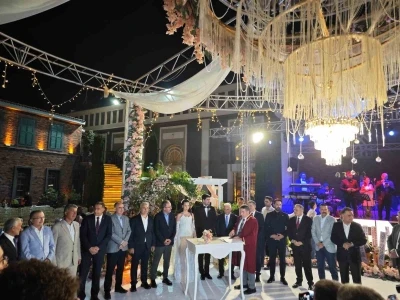 Manisa’da siyaset dünyası bu düğünde buluştu
