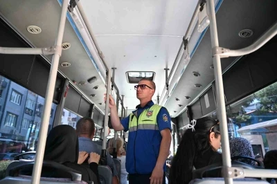 Manisa&rsquo;da toplu taşımaya klima denetimi
